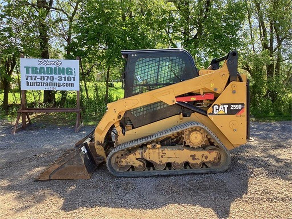 2017 CATERPILLAR 259D SKID STEER LOADER