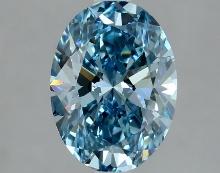 2.1 ctw. VVS2 IGI Certified Oval Cut Loose Diamond (LAB GROWN)