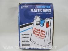 Garvey "Thank You" Plastic Bags, Bag Size 11.5 x 6.5 x 22 inches