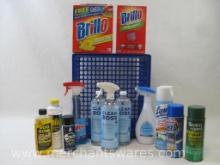 Brillo Pads, Clean Boss with Refills, GooGone and More, Includes Blue Crate
