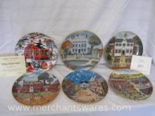 Six Collectors Plates, Colonial Heritage Series