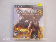 PS3 Uncharted 3 Drake's Deception PlayStation3 Game with Instructions, 4 oz
