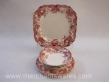 Strawberry Fair Dinnerware by Johnson Brothers, Snack Plates and Small Bowls, 6 pieces with moderate