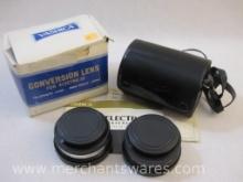 Yashica Conversion Lens for Electro 35 Telephoto or Wide Angle Lens, in Box with Travel Case, 1lb
