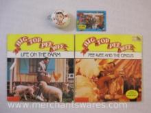 Two Big Top Pee Wee Paperback Books, Pee Wee's Playhouse Trading Card and Yo-Yo, 9 oz