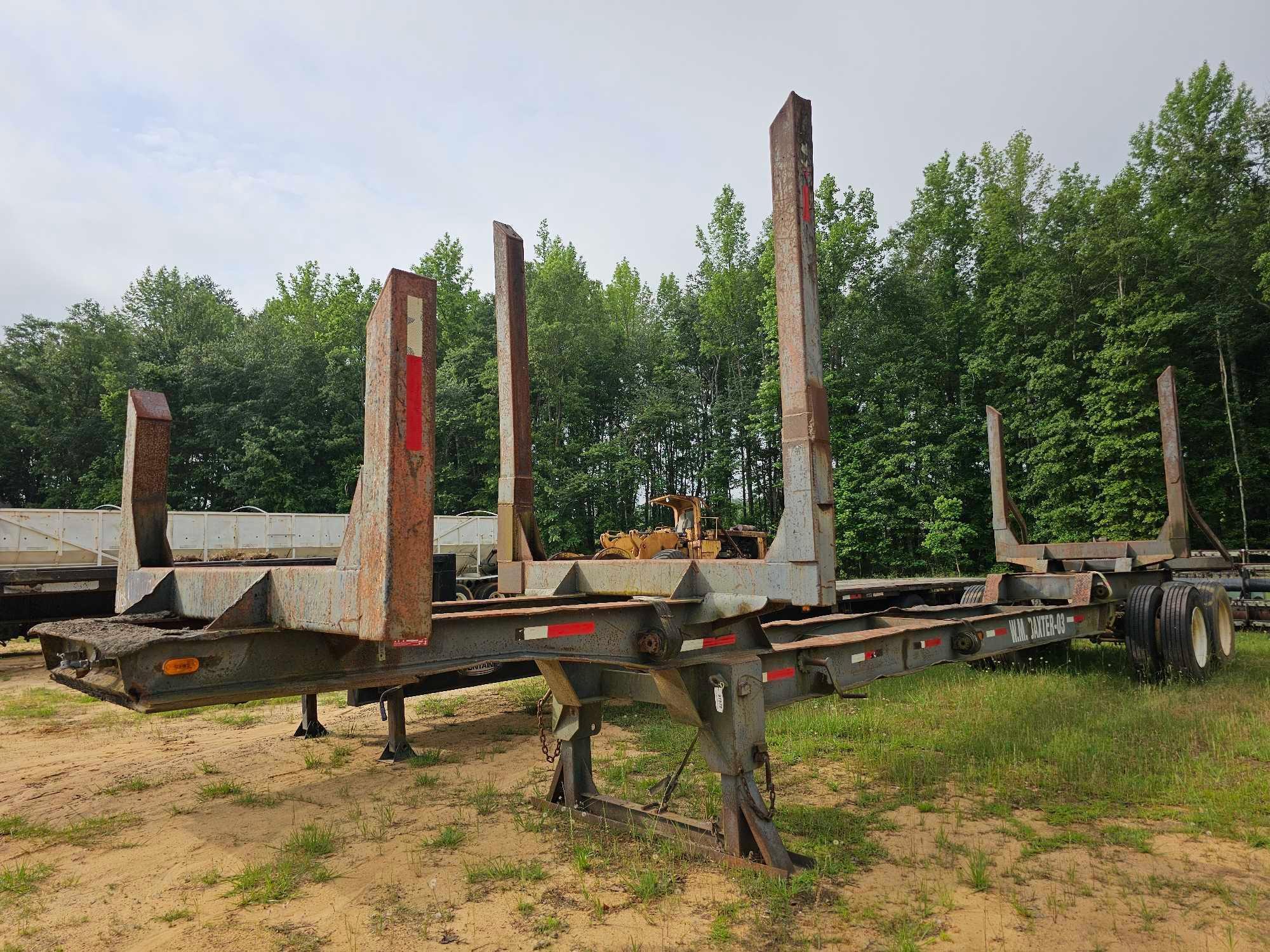 1128 - 1991 MACK LOG TRAILER