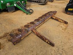 725- 9' HEAVY DUTY DOZER ROOT RAKE