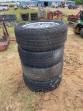 2893 - GOOD YEAR EAGLE 275/55R20 TIRE AND RIMS