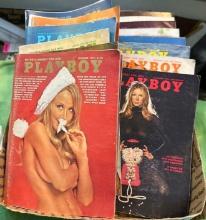 17 Issues of 1970 and 1972 Playboy Magazine