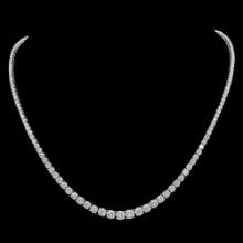 18K Gold 13.67ct Diamond Necklace