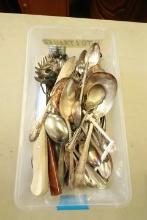Assorted Silver Plate And Flatware