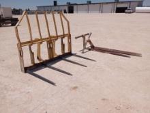 Bale Spears Attachment w/ 71" Pallet Forks