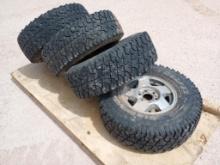 (4) Chevy Wheels w/Tires 285/75 R 16
