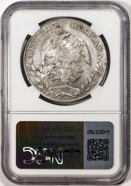 1891MO AM Mexico 8 Reales Silver Coin NGC Chopmarked