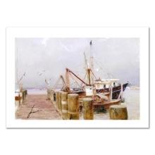 Pino (1939-2010) "Safe Harbor" Limited Edition Giclee On Paper