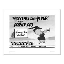Looney Tunes "Paying the Piper - Porky" Limited Edition Giclee on Paper