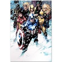 Marvel Comics "Free Comic Book Day 2009 Avengers #1" Limited Edition Giclee On Canvas