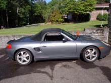 2001 Porche Boxster Convertible, 5 Speed, Gray, 95,712 Miles, VIN#: WP0CA29