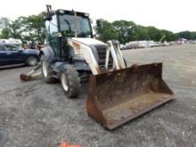 2007 Terex TX760B Backhoe, 4 wd, NOT RUNIING, NEEDS WORK, MISSING REAR BUCK