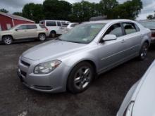 2009 Chevrolet Malibu LT, Gray, LOUD EXHAUST-BOTH REAR WHEEL WELLS HAVE RUS