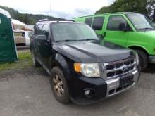 2010 Ford Escape Limited 4X4, Leather, Sunroof, Black, 192,398 Miles, VIN#1
