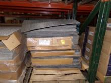 Stack Of 24x24 Gray,Striped, Carpet Tiles, 111 Pieces, SELLING AS A LOT (Wa
