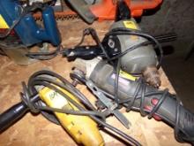 (3) Corded Power Tools, DeWalt 4 1/2'' Grinder, Craftsman 4 1/2'' Grinder a