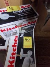 Kitchen Aid Food Grinder And Sausage Stuffer Attachments, NIB, But Box Has