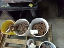(3) Buckets Of Misc. Chains (Shop)