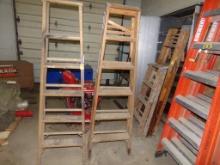 (2) 6' Wood Step Ladders (Shop)