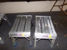 (2)Haul-Master Work Platforms, 12'' x 18'' x 12'' Tall  (2 x Bid Price)  (F