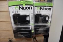 (2) NUON BATTERY CHARGERS, MODEL NURE18650-CH