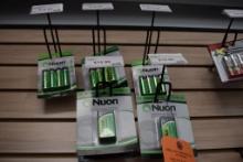 (6) PACKAGES OF NUON RECHARGEABLE BATTERIES,