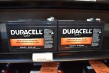 (3) DURACELL SEALED BATTERIES, DURA12-7F