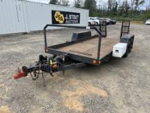 1991 Towmaster T-10 T/A Equipment Trailer