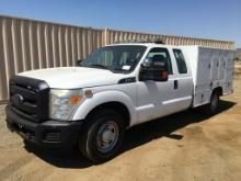 2016 Ford F250 Extended Cab Service Truck,