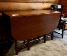 Beautiful Gate Leg Drop Leaf Table