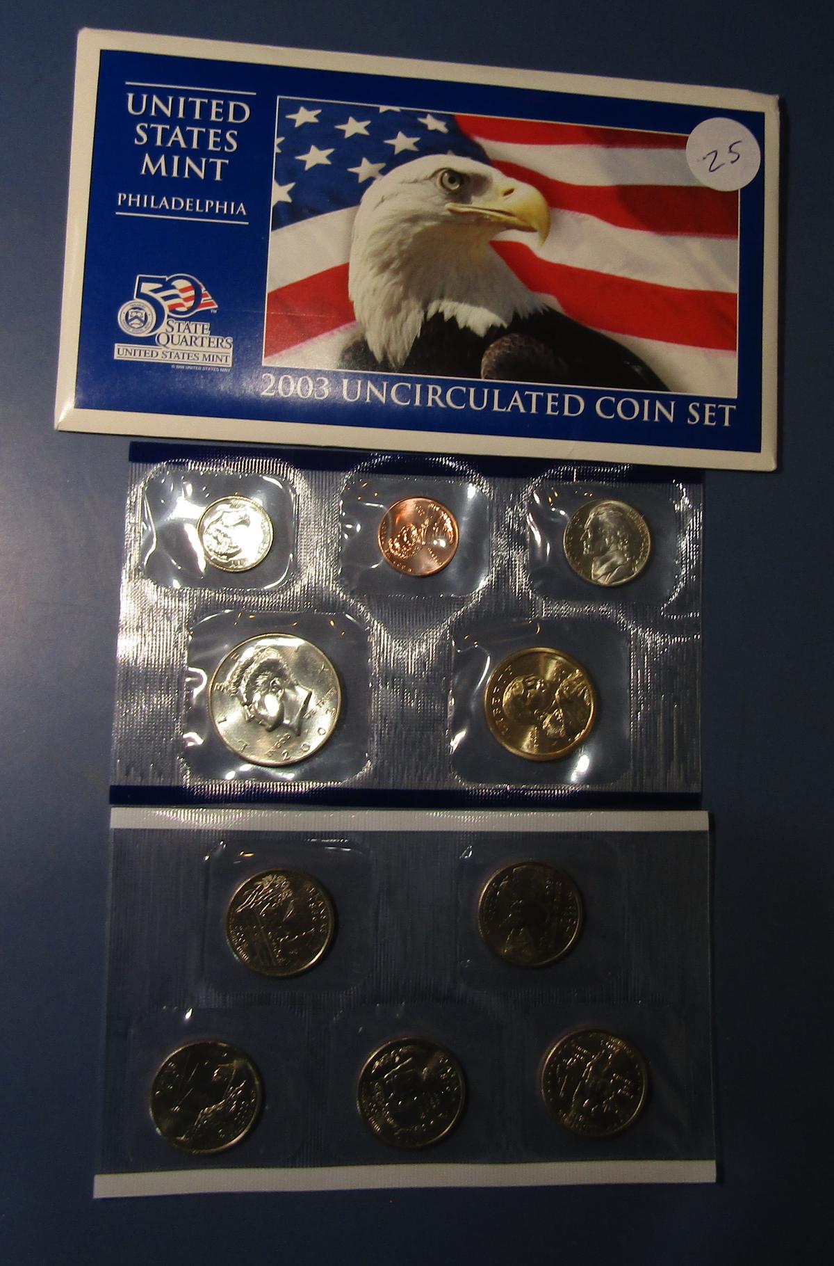 2003 UNCIRCULATED COIN MINT SET