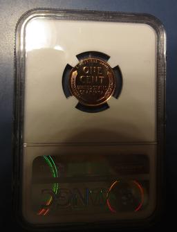 1957 CENT NGC PF-68 RED