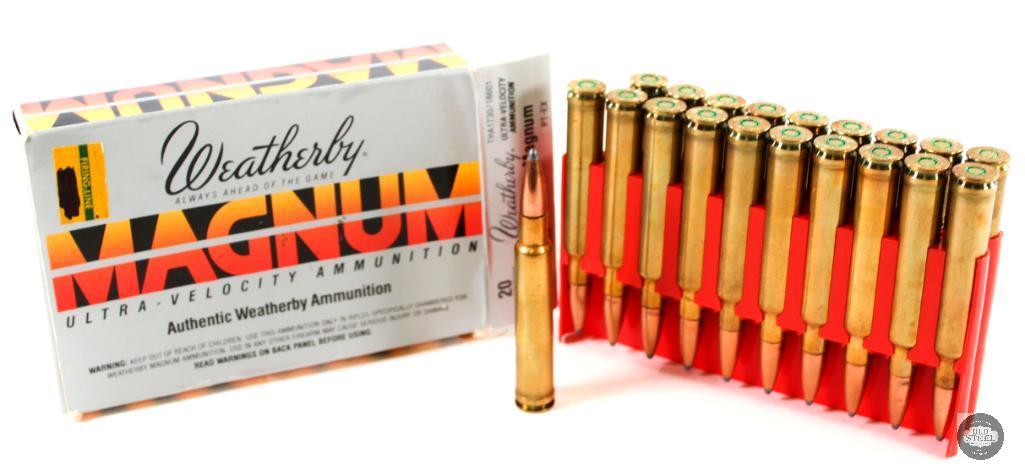 20 Rounds Weatherby .340 Weatherby Magnum 200gr Ammunition