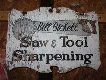 Saw and Tool Sharpening Sign