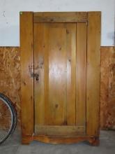 Early Primitive One Door Cabinet