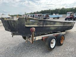 ALUMINUM BOAT & TRAILER