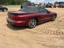 1995 PONTIAC FIREBIRD VIN: 2G2FS32S6S2248344 2WD