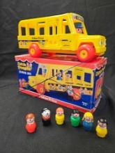 Little People School Bus with people in box