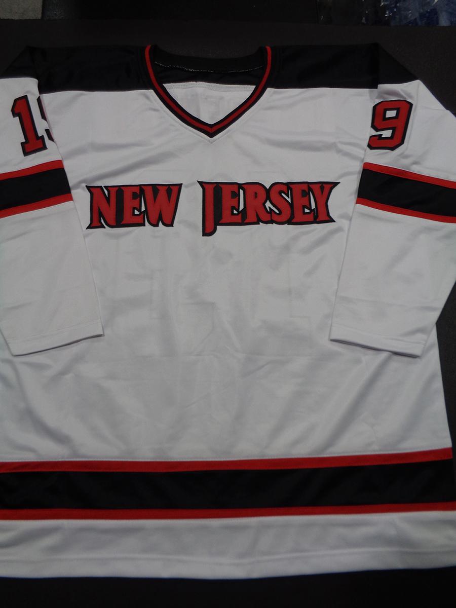 Bobby Carpenter New Jersey Devils Autographed & Inscribed Custom Hockey Jersey JSA W coa