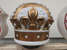 Original Standard Gold Crown Gas Pump Globe