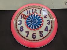 Original Cleveland Pinwheel Neon Clock