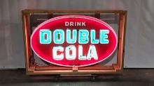 Original Double Cola Tin Neon Sign