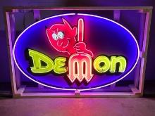 Custom Demon Tin Neon Sign
